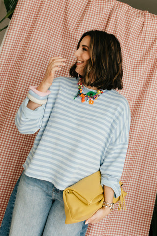 MONA LONGSLEEVE STRIPES BLUE