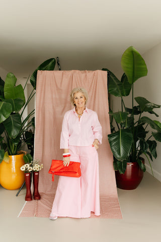 ELOISE BLOUSE STRIPES PINK