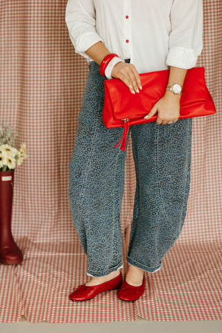 LULU BALLOON JEANS LEOPARD