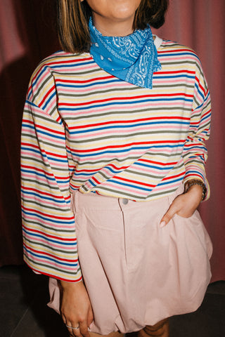 CILOU LONGSLEEVE STRIPES MULTI