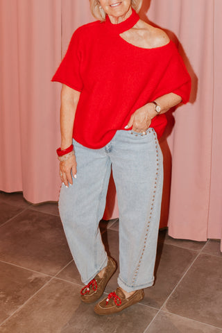 LIVIA JEANS STUDS