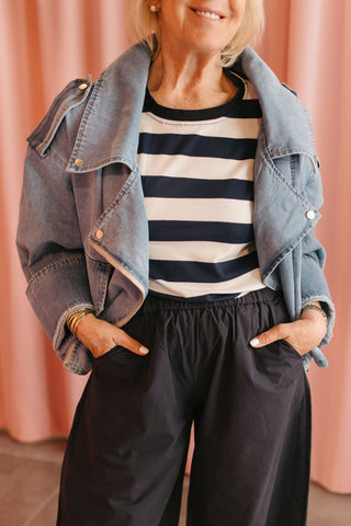PAULA OVERSIZED JEANSJACKET DENIM