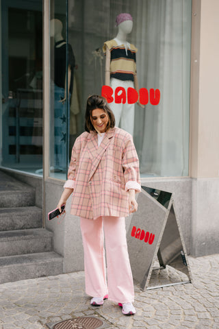 ELLIE BLAZER STRIPES PINK