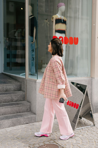 ELLIE BLAZER STRIPES PINK