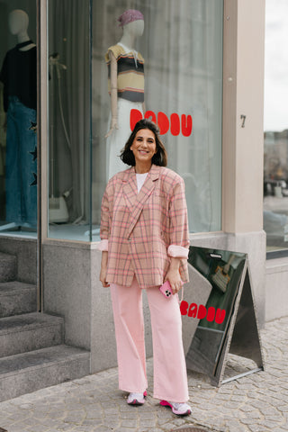 ELLIE BLAZER STRIPES PINK