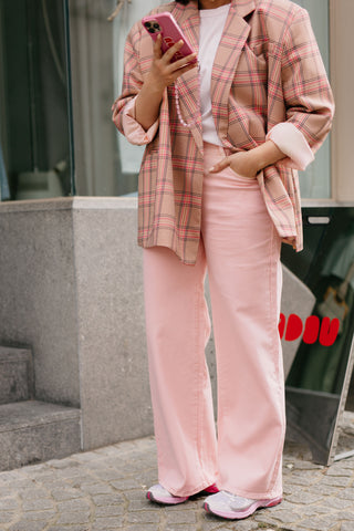 BONNIE WIDE LEG JEANS PINK