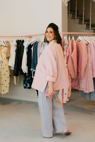 ELLIE BLAZER BLUSHPINK
