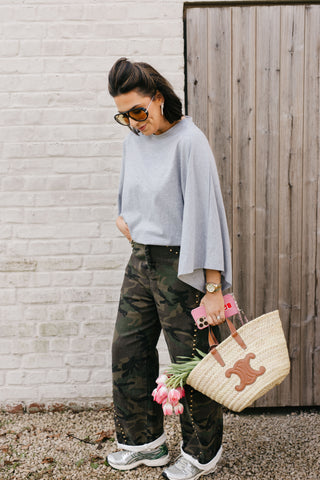 NATE BALLOON JEANS ARMY