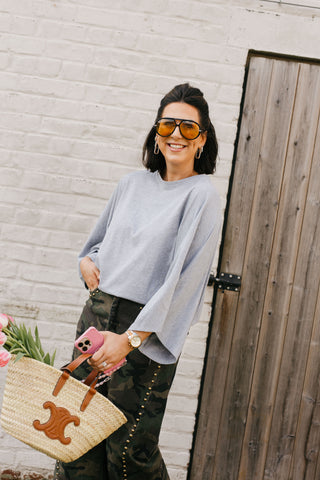 LEXI T-SHIRT GREY