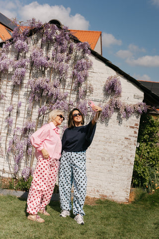 CHARLES POLKADOT TROUSERS PINK
