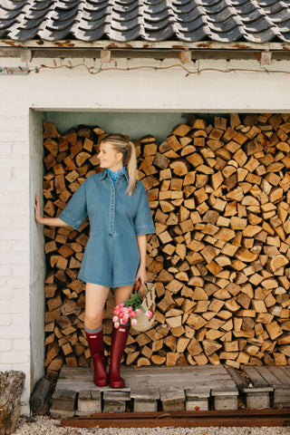 LISA PLAYSUIT DENIM
