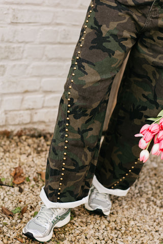 NATE BALLOON JEANS ARMY