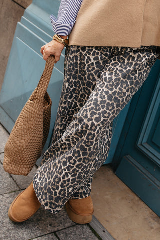 ABBY LEOPARD TROUSERS