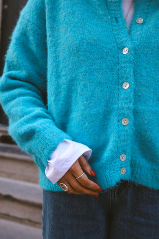 LEWIS KNIT TURQUOISE