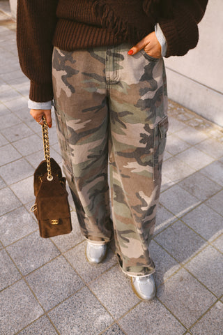 AMELIA ARMY CARGO JEANS