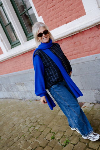 MILES JACKET CHECKERED BLUE